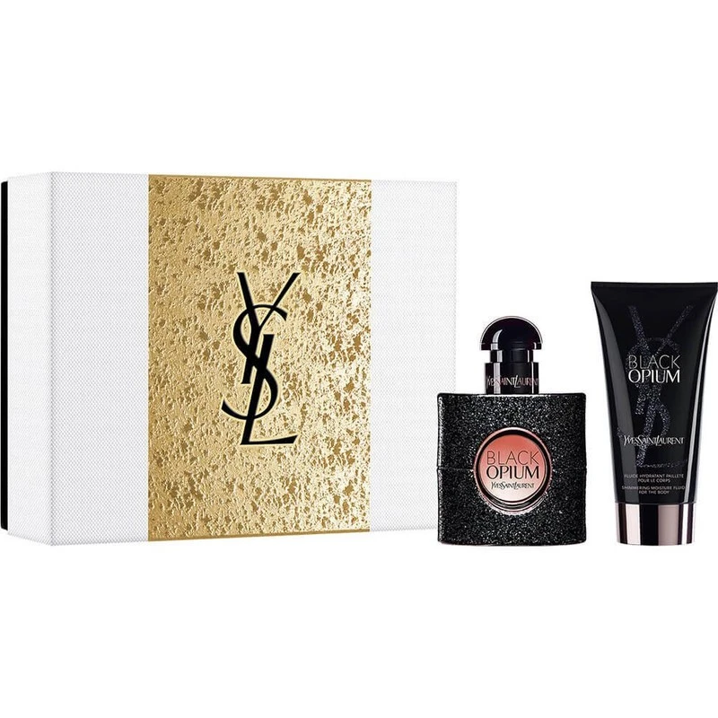 Yves Saint Laurent Black Opium EDP 30ml + SBF 50ml, Комплект за Жени